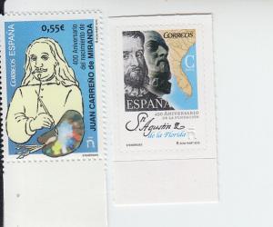 2015 Spain St Augustine FL SA / Miranda (Scott 4066-67) MNH