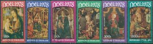 Togo 1978 SG1328-1333 Christmas set FU