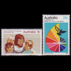 AUSTRALIA 1972 - Scott# 539-40 Christmas Set of 2 LH