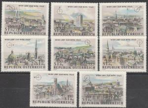 Austria #B306-13 MNH CV $2.80 (S3764L)