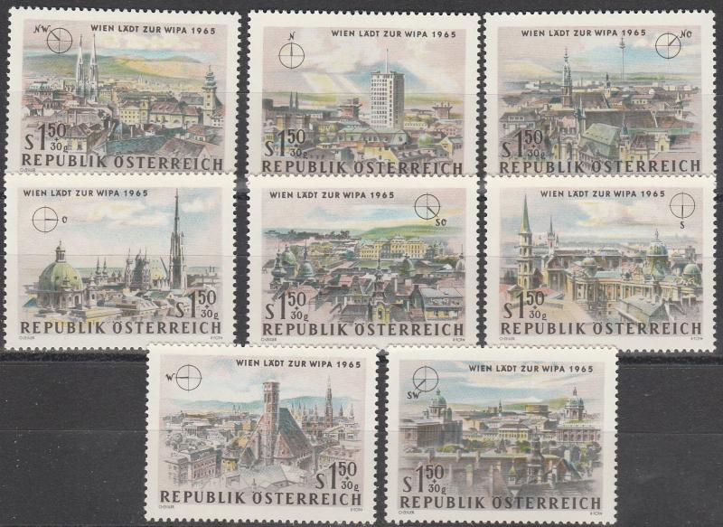 Austria #B306-13 MNH CV $2.80 (S3764L)