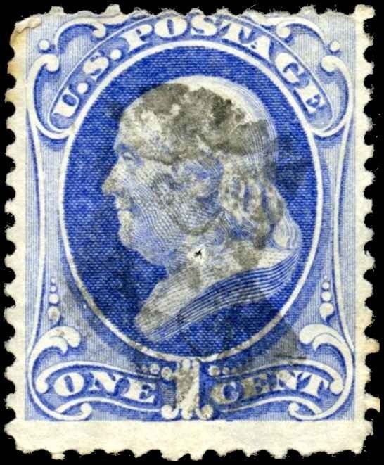 U. S. Scott #156 - Used - Graded Poor (SL01-0001-08-03)