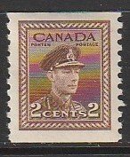 1948 Canada - Sc 279 - MH VF - 1 single - King George VI War Issue Coil