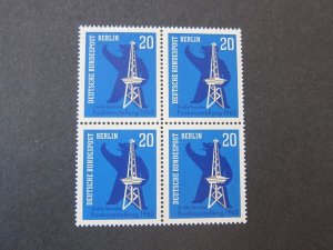 Germany 1963 Sc 9N210 BLK(4) MNH