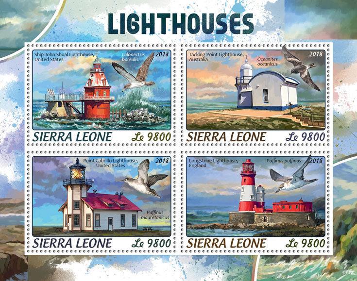 Z08 SRL18407a Sierra Leone 2018 Lighthouses MNH ** Postfrisch