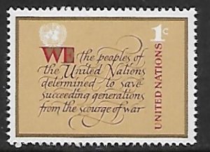 United Nations - N.Y. # 291 - UN Charter - MNH.....{AL30}