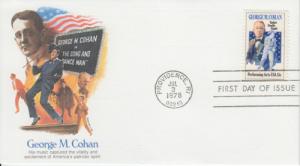 1978 George M. Cohan  (Scott 1756) Fleetwood FDC