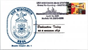 4.16.2001 - USS Wisconsin Dedication - Norfolk VA - F41082