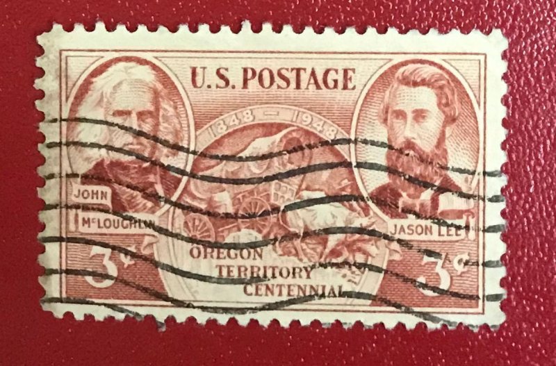 1948 US Sc 964 used 3 cent Oregon Territory Issue CV$.25 Lot 1697