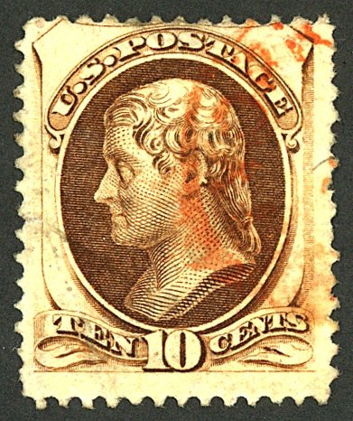 U.S. #161 USED CREASE