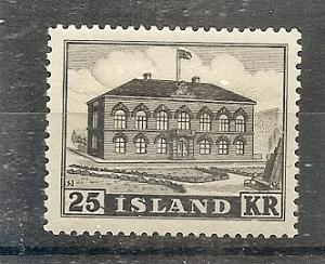 Iceland 273 Mint OG 1952 Parliament Building