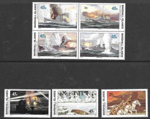 Marshall Islands 239-337  1989 set 99 VF NH