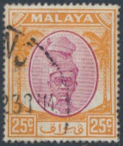 Perak  Malaya  SC#  114  Used  see details & scans