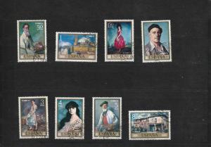 Spain  Scott#  1663-70  CTO