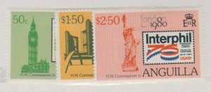 Anguilla Scott #391-392-393 Stamp  - Mint Set