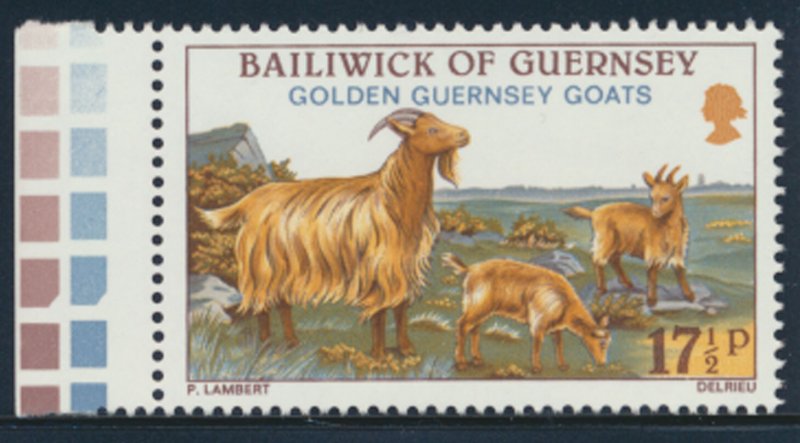 Guernsey  SG 220  SC# 212  Goats   Mint Never Hinged see scan 