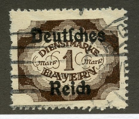 German States- Bavaria, Scott #o64, Used