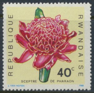 Rwanda  SC# 257  MNH   Flowers Orchids  see details/scans 