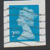 GB QE II Machin SG U2961 - 2nd brt blue - M11L - Source  B