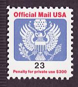 O148 Official Mail mint single