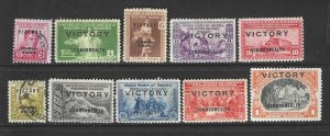 Philippines 485-496   Short set Used SC:$2.60