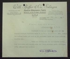 JUDAICA - EARLY ADVERTISING DOCUMENT - MEMO PAPER R! austria yugoslavia J7