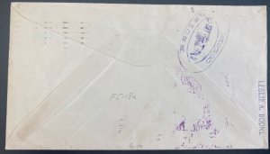 1929 Cristobal Canal Zone First Flight Airmail Cover To Barranquilla Colombia