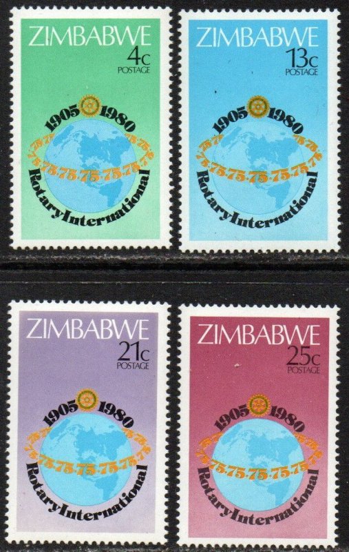 Zimbabwe Sc #429-432 Mint Hinged