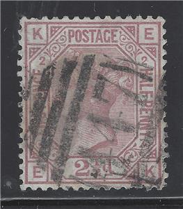 1876-80 Great Britain - Sc# 67, Plate 2 - About VF! - Cat= $90 - (BQ43)