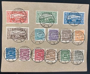 1920 Flensburg Germany Occupation Plebiscite Stamps Cover