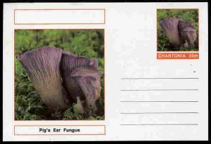 CHARTONIA, Fantasy - Pigs Ear Fungi - Postal Stationery Card...