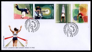 CYPRUS - 2025 GAMES OF THE SMALL STATES OF EUROPE, ANDORRA - FDC