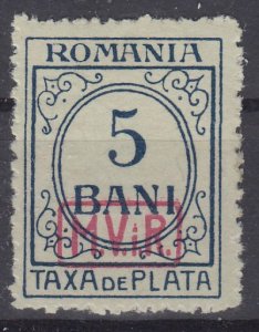 German Occupation Romania 1918 Sc#3NJ1 Mi#P6 mnh (DR1854)