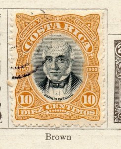 Costa Rica 1901 Early Issue Fine Used 10c. NW-264746