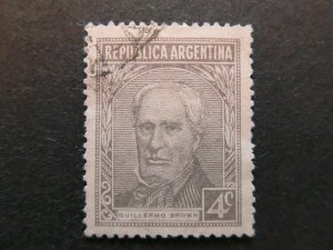 A4P29F46 Argentina 1935-51 WMK RA in Sun 4c Used-