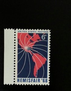 1968 6c HemisFair '68, San Antonio Scott 1340 Mint F/VF NH 