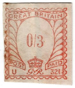 (I.B) George V Postal : Meter Mark 3d