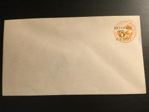 US SC# UC12 5 Cent On 6 Cent Orange Die 2c Unused Envelope