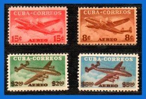 1953 - Cuba - Scott n C 75 / C 78 - MNH - Lujo - CU- 22