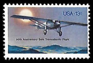 PCBstamps   US #1710 13c Lindbergh's Flight, MNH, (14)