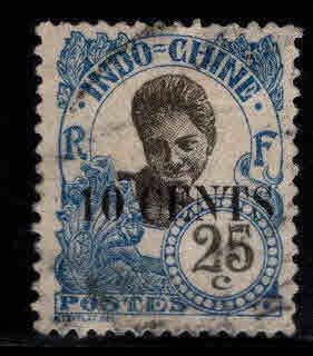 French Indo-China Scott 72 Used surcharged stamp