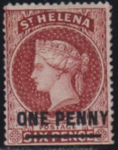 St Helena 1868 SC 18 MLH 