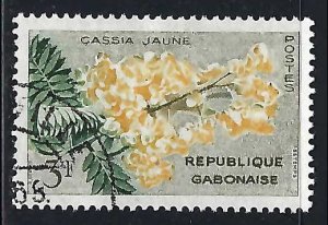 Gabon 157 VFU FLOWER X682-2