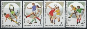 Bulgaria 3498-3501 MNH 1989 Soccer (ak3314)