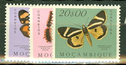 P: Mozambique 364-383 mint CV $69.45; scan shows only a few