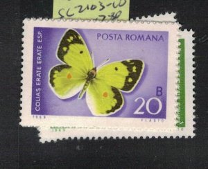 Romania Butterfly SC 2103-10 - MNH (2exy)