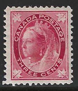 Canada, 1898, Scott #69, 3c carmine, Mint, Hinged, Very Fine