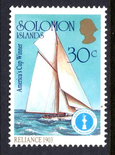 Solomon Islands 572e Sailboats MNH VF