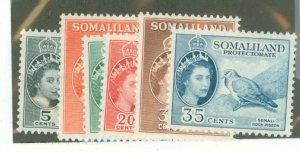 Somaliland Protectorate #128-33 Mint (NH) Single