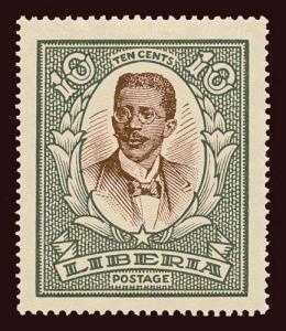 LIBERIA Scott #218 1923 President King unused OG VLH